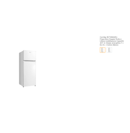 FRIGO DOPPIA PORTA COMFEE RCT284WH1 240 LT.