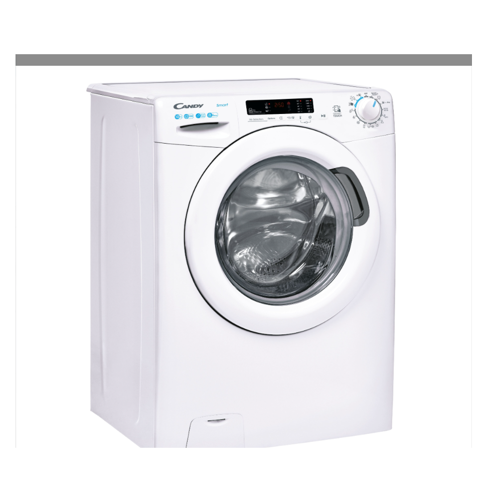 Candy Smart CS 12102DW4/1-S lavatrice Caricamento frontale 10 kg 1200 Giri