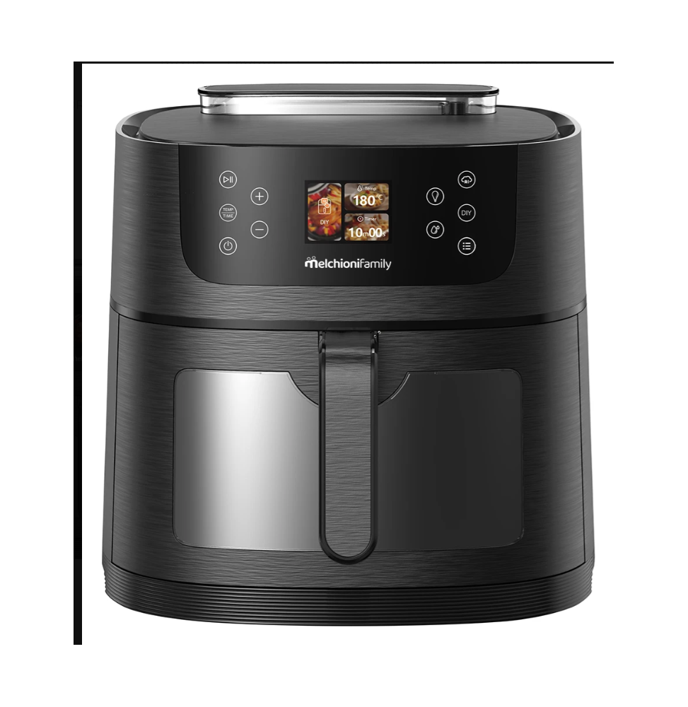 Melchioni Family DORA AI Friggitrice ad Aria 8L con Intelligenza Artificiale