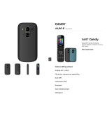 Telefono CANDY dual sim Nero