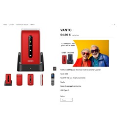 TELEFONO VANTO ROSSO