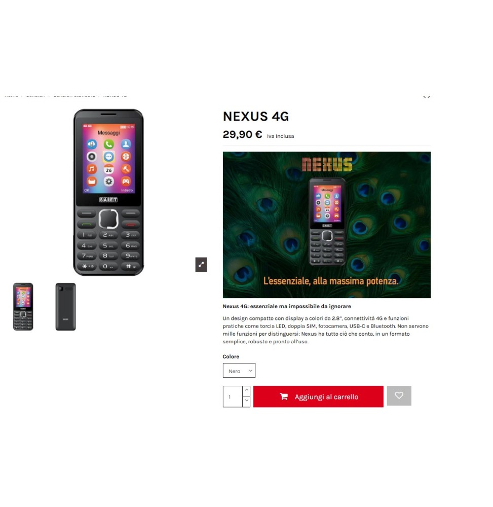 TELEFONO  NEXUS BLU