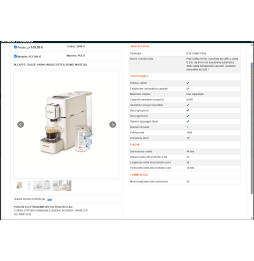 MACCHINA DA CAFFE' POLTI COFFEA S15 BIANCA