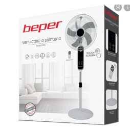 Beper VE.112 – Ventilatore a Piantana, Display Touch Screen,